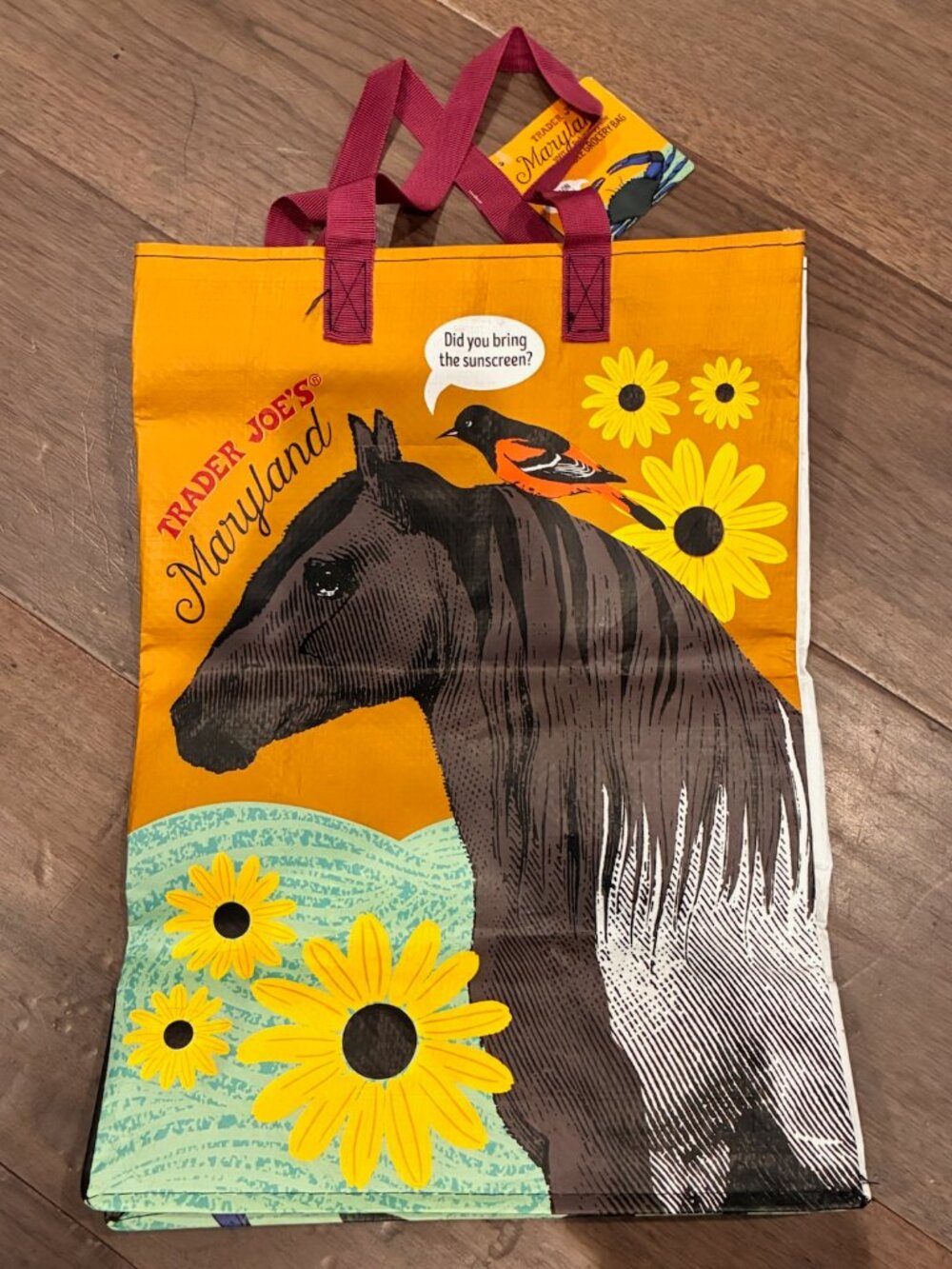 NWT Trader Joe's State Grocery Collectible Regional Rare Design -Maryland